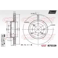 Тормозной диск MAXTECH 4329586 875329.6980 8 75329 49VPYP0