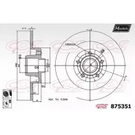 Тормозной диск MAXTECH RFOANK 875351.6065 875 351 4329628