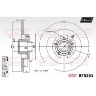 Тормозной диск MAXTECH 4329629 875351.6885 8 75351 1GPBR1E