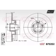 Тормозной диск MAXTECH 875352.6885 8753 52 6LNNW 4329633