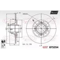 Тормозной диск MAXTECH 4329640 875354.6061 TIV0S 87 5354