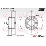 Тормозной диск MAXTECH 875601.0000 87 5601 PZWD8Q 4329707