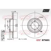 Тормозной диск MAXTECH 8756 01 A8MJVWX 875601.6880 4329709