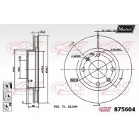 Тормозной диск MAXTECH 20KCPJ 8 75604 4329721 875604.6880
