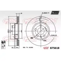 Тормозной диск MAXTECH 875618.6060 87561 8 4329776 D0CMW