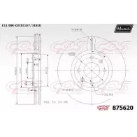 Тормозной диск MAXTECH BUP2U2H 875 620 4329783 875620.0000