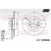 Тормозной диск MAXTECH FUJKOPS 87563 6 Citroen C5 3 (RD, RW, PF3) 2008 – 2017 875636.6980