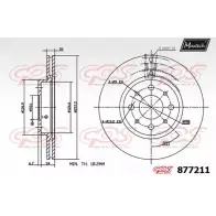 Тормозной диск MAXTECH 877 211 4329949 7INO67T 877211.0000