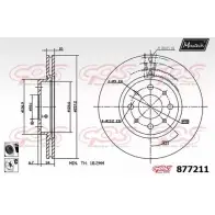 Тормозной диск MAXTECH 4329950 87721 1 877211.6060 8FE813X