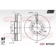 Тормозной диск MAXTECH IJNYZO 877 227 877227.6060 4330002