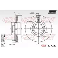 Тормозной диск MAXTECH 877227.6980 007CY 4330004 8 77227