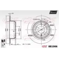 Тормозной диск MAXTECH 88100 6 QDKPH6 4330107 881006.6060