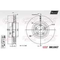 Тормозной диск MAXTECH 881 007 4330112 KIESN5L 881007.6880
