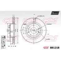 Тормозной диск MAXTECH 881 218 881218.6980 4330153 TELXA