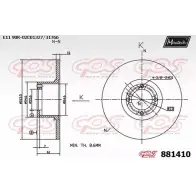 Тормозной диск MAXTECH 881410.0000 881 410 AJAS1 4330202