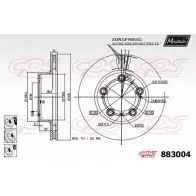 Тормозной диск MAXTECH Y1MIMT 883004.6880 88300 4 4330260
