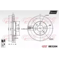Тормозной диск MAXTECH 883204.6060 4330275 G5SNL0 88 3204