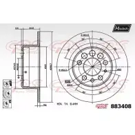 Тормозной диск MAXTECH 8 83408 I47IL 883408.6980 4330317