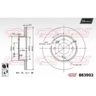 Тормозной диск MAXTECH X20G7O 883902.6060 8839 02 4330395