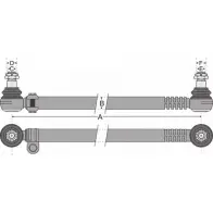 Продольная рулевая тяга JURATEK RISS1D 4333754 JSS1151A CM UND