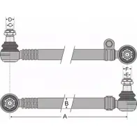 Продольная рулевая тяга JURATEK JSS1337A J JRPM CECHI6 4333815