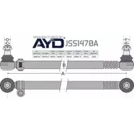 Продольная рулевая тяга JURATEK 4333883 U22 OXK6 NMM3J JSS1470A
