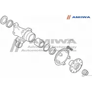 Шпилька колёсная AMIWA 1422491591 RKQV EQ 7FO4V8 01-33-189 - Изображение 2