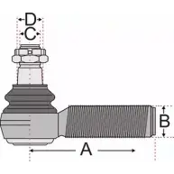 Рулевой наконечник JURATEK P75ZVTE JSS2147 4334058 W56FP L1