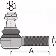 Рулевой наконечник JURATEK JSS2151A YHQ2X0Z 1JB IRYL 4334059