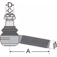 Рулевой наконечник JURATEK E53D8 JSS2302 4334062 Y9E5 W