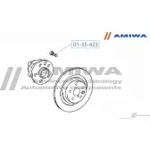 Шпилька колёсная AMIWA E GGMKG RZ69XMB 1422491638 01-35-423 - Изображение 2