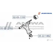 Сайлентблок передний переднего рычага AMIWA QDJ OV1 02-05-1183 9JUVY 1422492543 - Изображение 2