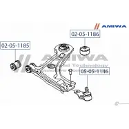 Сайлентблок передний переднего рычага AMIWA 02-05-1185 ECJD0 1422492395 IS BD2 - Изображение 2