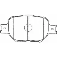 Тормозные колодки дисковые, комплект FIT KJOC4 1P FP0817 4335090 4582431734335