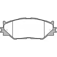 Тормозные колодки дисковые, комплект FIT FP1075 4582431733550 4335233 ZWNH5 F