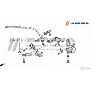 Сайленблок передний переднего рычага AMIWA 1422492281 02-13-017 M9W T4H O29MYR - Изображение 2