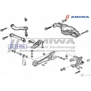 Сайленблок заднего поперечного рычага AMIWA 02-13-056 ZQ 1WBN 8E2ZB4 1422492608 - Изображение 2