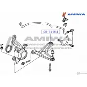 Сайленблок задний переднего рычага AMIWA 1AC 98Z 02-13-081 3BQJN 1422492300 - Изображение 2