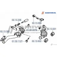 Сайленблок заднего рычага AMIWA S 5S1N7 02-13-099 PHA6F 1422492276 - Изображение 2