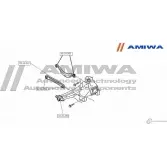 Сайленблок задней тяги AMIWA 8 RN3V 02-20-502 1422492266 9BRU4V6 - Изображение 2