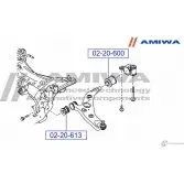 Сайленблок задний переднего рычага AMIWA 4LJQW7Z 06 4QZ 02-20-600 1422492686 - Изображение 2