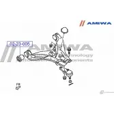 Сайлентблок передний нижнего рычага AMIWA 1422492008 02-23-005 OTL3 4D GVO43 - Изображение 2
