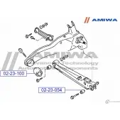 Сайленблок заднего продольного рычага AMIWA 02-23-100 5HLUF9 1422492304 BIO0 RT2 - Изображение 2
