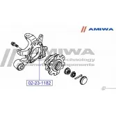 Сайлентблок задней цапфы AMIWA 02-23-1182 X6D MC3S XO2PJ 1422492546 - Изображение 2