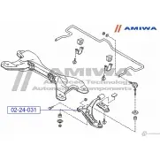 Сайленблок задний переднего рычага AMIWA OW0 Y6NI 02-24-031 R2YIN0N 1422492287 - Изображение 2