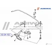 Сайленблок передний переднего рычага AMIWA 8 EETUY 02-24-102 NZU1P 1422492270 - Изображение 2