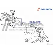 Сайлентблок задней продольной тяги AMIWA 02-24-1189 1422492417 3B77 3 OV31CKC - Изображение 2