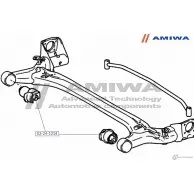 Сайлентблок задней балки AMIWA 9T RN8 1422492422 XYR8ZTT 02-24-1214 - Изображение 2