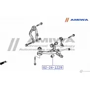Сайлентблок под стойку переднего рычага AMIWA 1422492427 02-24-1229 V44O9ZS 1MF ILQ - Изображение 2