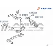 Сайлентблок заднего поперечного рычага AMIWA OYK2LG U LMSAVI 1422492451 02-24-1244 - Изображение 2